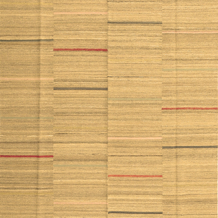 Machine Washable Abstract Brown Contemporary Rug, wshcon690brn