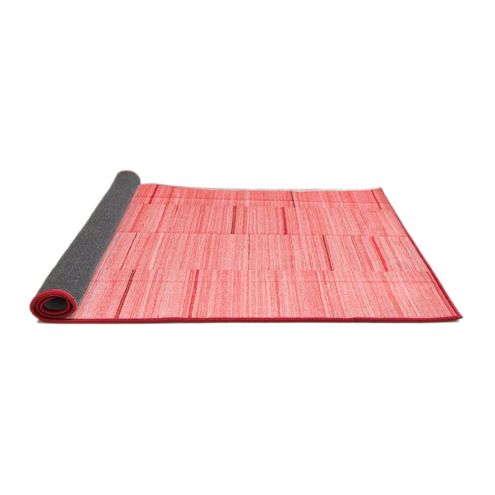 Abstract Red Contemporary Area Rugs