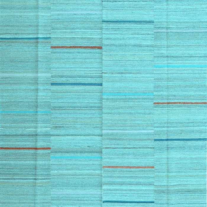 Abstract Light Blue Contemporary Rug, con690lblu