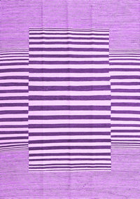 Solid Purple Modern Rug, con691pur