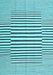 Machine Washable Solid Light Blue Modern Rug, wshcon691lblu