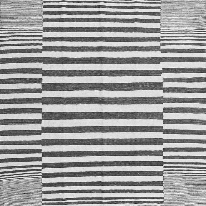 Serging Thickness of Machine Washable Solid Gray Modern Rug, wshcon691gry