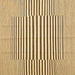 Square Solid Brown Modern Rug, con691brn