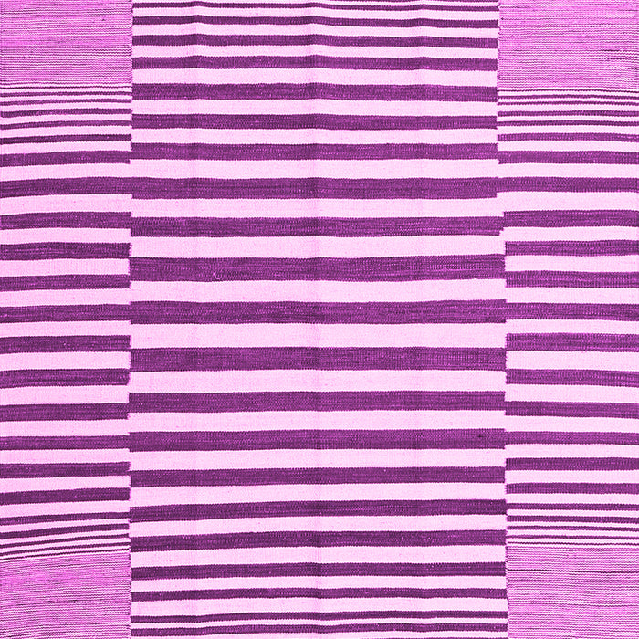 Machine Washable Solid Pink Modern Rug, wshcon691pnk