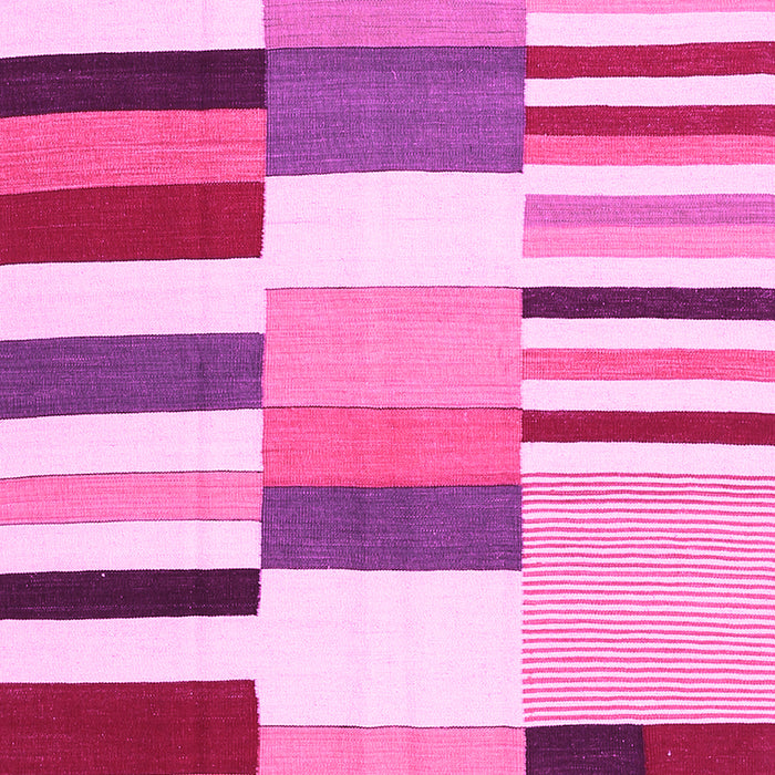 Machine Washable Southwestern Pink Country Rug, wshcon692pnk