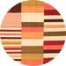 Machine Washable Southwestern Orange Country Area Rugs, wshcon692org