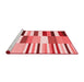 Country Red Washable Rugs