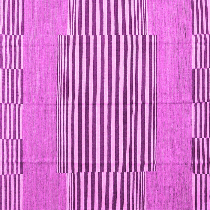 Square Machine Washable Abstract Pink Contemporary Rug, wshcon693pnk