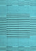 Abstract Light Blue Contemporary Rug, con693lblu