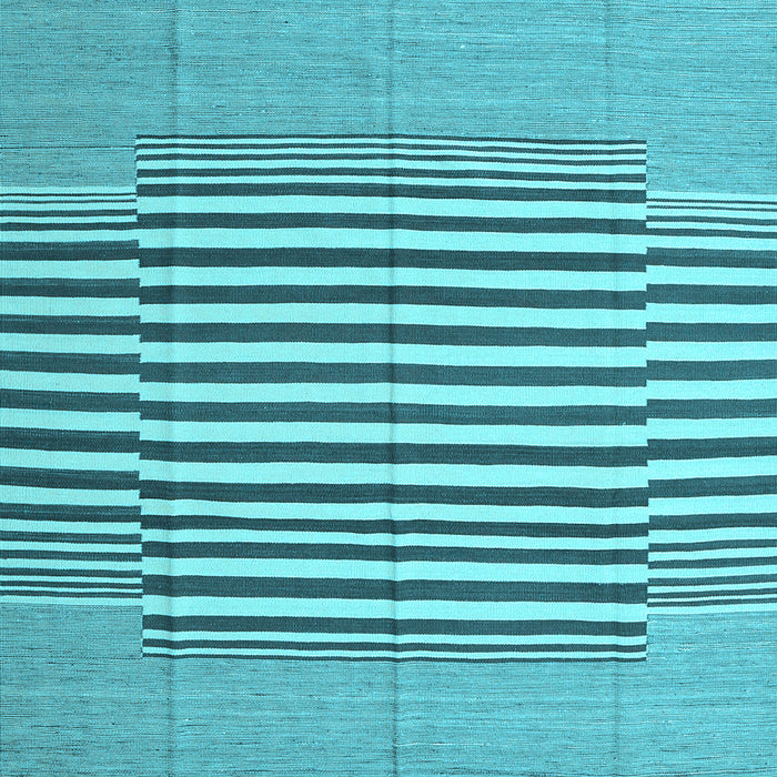 Abstract Light Blue Contemporary Rug, con693lblu