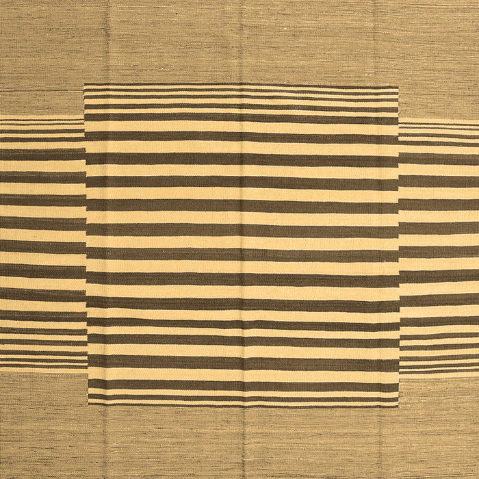 Abstract Brown Contemporary Rug, con693brn