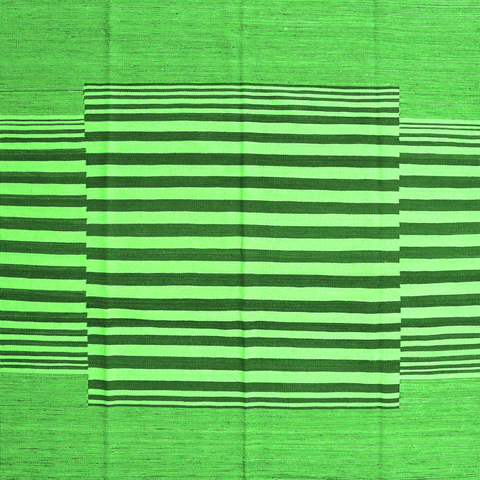 Abstract Green Contemporary Rug, con693grn