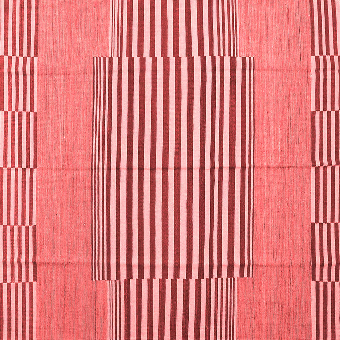 Machine Washable Abstract Red Contemporary Rug, wshcon693red