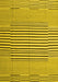 Abstract Yellow Contemporary Rug, con693yw