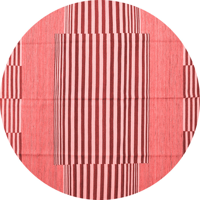 Machine Washable Abstract Red Contemporary Rug, wshcon693red