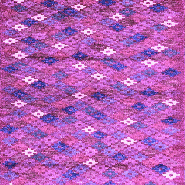 Machine Washable Southwestern Purple Country Area Rugs, wshcon694pur