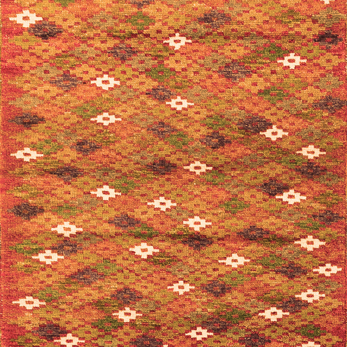 Southwestern Orange Country Rug, con694org
