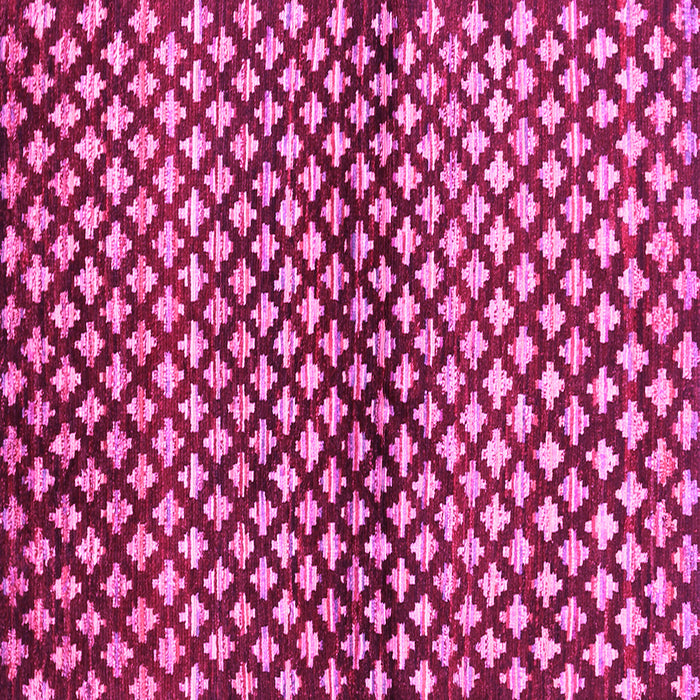 Square Abstract Pink Contemporary Rug, con695pnk