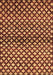 Abstract Brown Contemporary Rug, con695brn