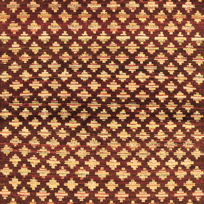 Abstract Brown Contemporary Rug, con695brn