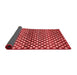 Abstract Red Contemporary Area Rugs