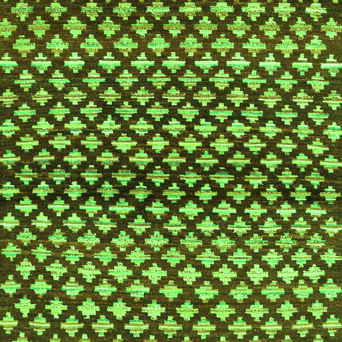 Abstract Green Contemporary Rug, con695grn