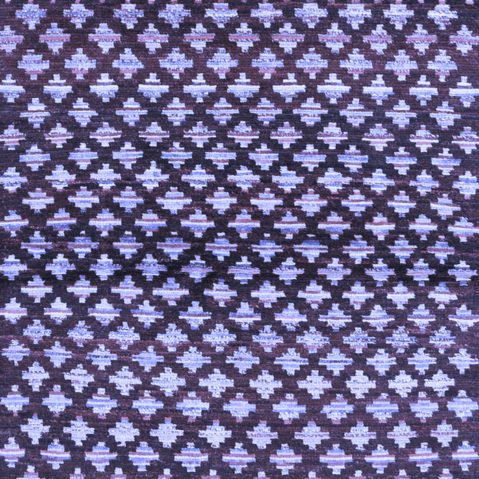 Abstract Blue Contemporary Rug, con695blu