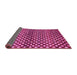 Sideview of Abstract Pink Contemporary Rug, con695pnk