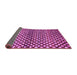 Sideview of Abstract Purple Contemporary Rug, con695pur