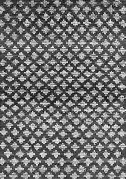 Abstract Gray Contemporary Rug, con695gry