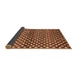 Sideview of Abstract Brown Contemporary Rug, con695brn