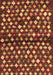 Machine Washable Abstract Brown Contemporary Rug, wshcon696brn
