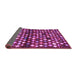 Sideview of Abstract Purple Contemporary Rug, con696pur