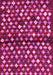 Machine Washable Abstract Pink Contemporary Rug, wshcon696pnk
