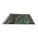 Sideview of Machine Washable Abstract Light Blue Contemporary Rug, wshcon696lblu