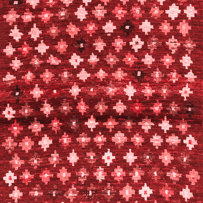 Abstract Red Contemporary Area Rugs