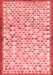 Abstract Red Contemporary Area Rugs