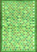 Abstract Green Contemporary Rug, con697grn