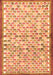 Serging Thickness of Machine Washable Abstract Orange Contemporary Area Rugs, wshcon697org