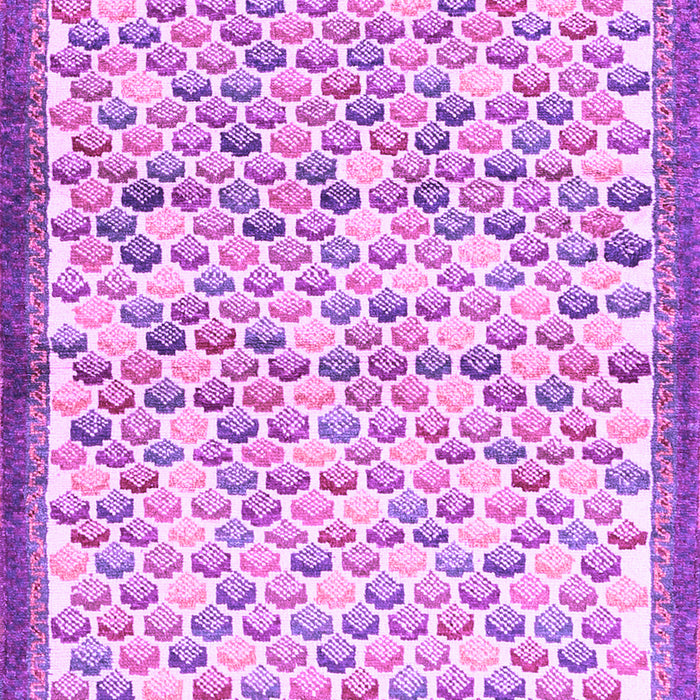 Machine Washable Abstract Purple Contemporary Area Rugs, wshcon697pur