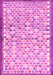 Machine Washable Abstract Pink Contemporary Rug, wshcon697pnk