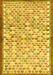 Machine Washable Abstract Yellow Contemporary Rug, wshcon697yw