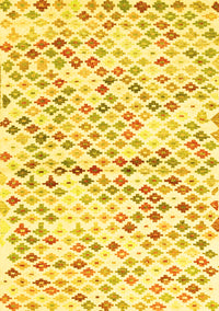 Southwestern Yellow Country Rug, con698yw