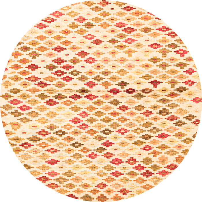 Machine Washable Southwestern Orange Country Area Rugs, wshcon698org