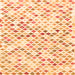 Serging Thickness of Southwestern Orange Country Rug, con698org