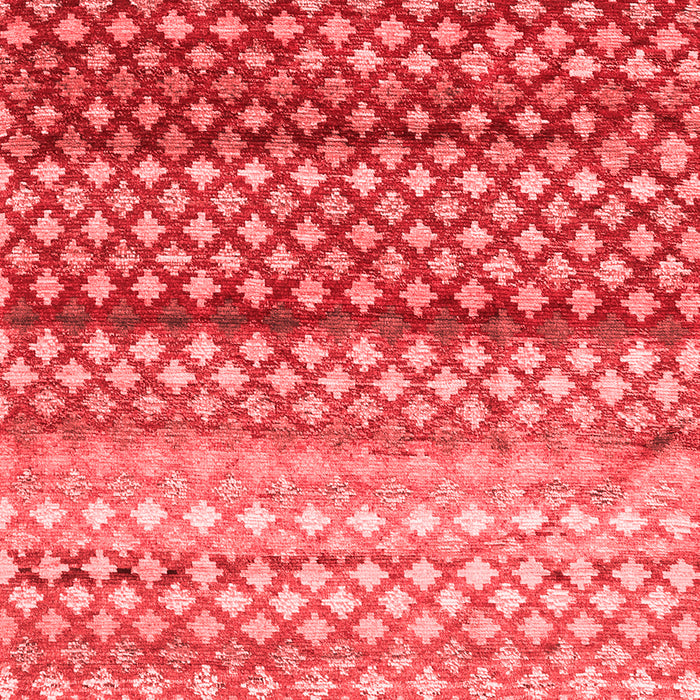 Machine Washable Oriental Red Traditional Rug, wshcon699red