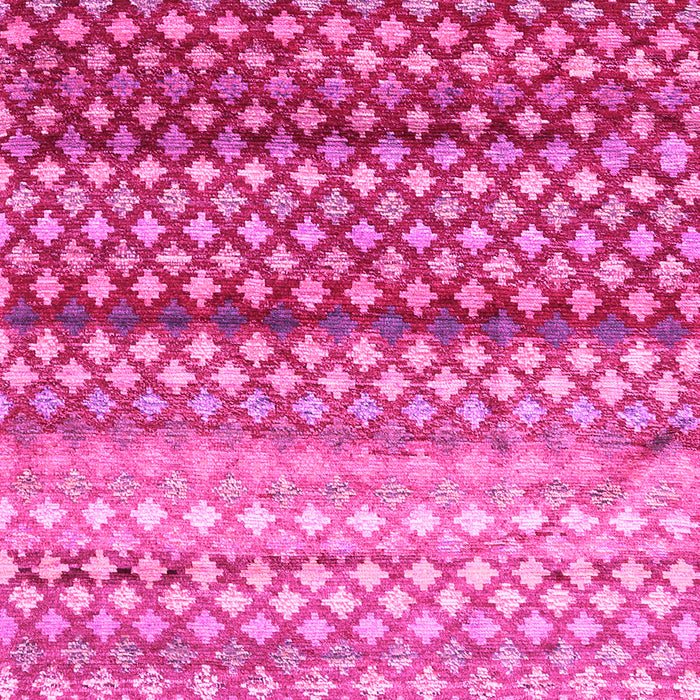 Machine Washable Oriental Pink Traditional Rug, wshcon699pnk