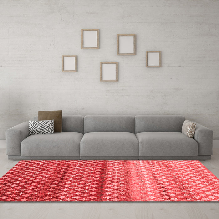 Traditional Red Washable Rugs