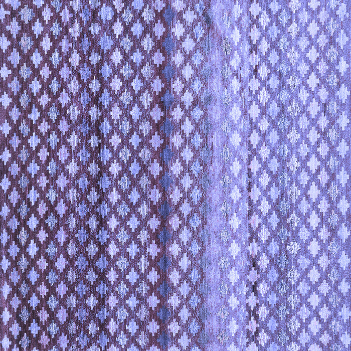 Square Oriental Blue Traditional Rug, con699blu