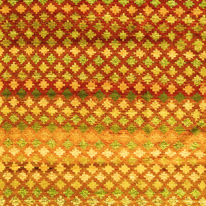 Oriental Yellow Traditional Rug, con699yw